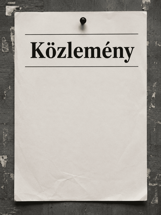 Közlemény