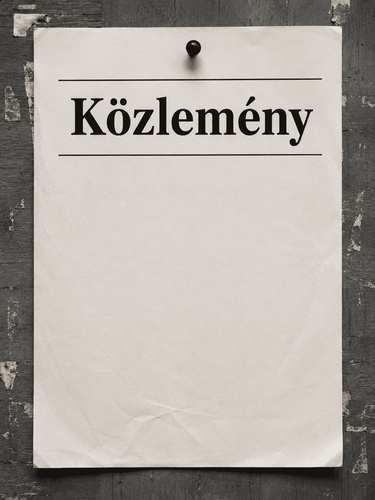 Közlemény