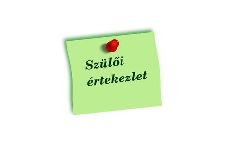 Tanévnyitó szülői értekezletek
